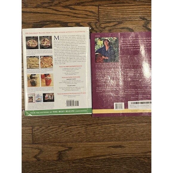 Lot of 2 Vegetable Cookbooks Illustratred Recipes - Picture 4 of 4